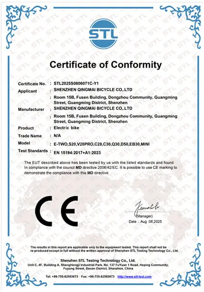Certyfikat CE-MD