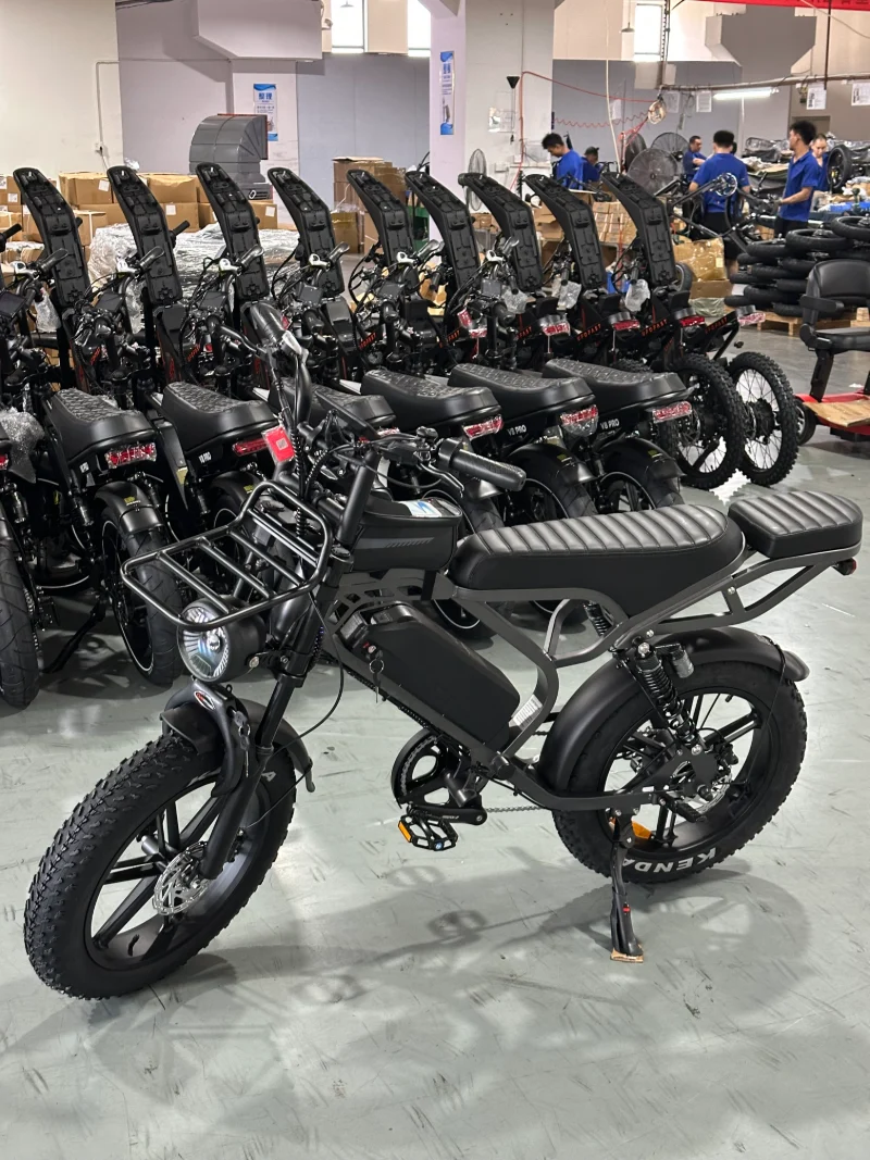 Ebike z grubymi oponami dalekiego zasięgu